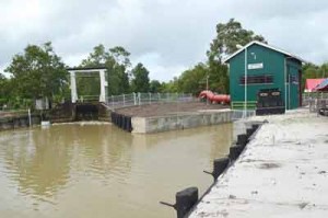 The $310M drainage pump station that was commissioned at Gangaram, Berbice, Region Six