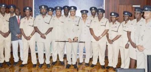 Senior officers of the Guyana Police Force    