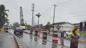 The US$20M East Bank Demerara four-lane extension from Providence to Diamond is still incomplete, and is a few years behind completion.