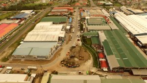 An aerial view of the Ruimveldt Industrial Site.