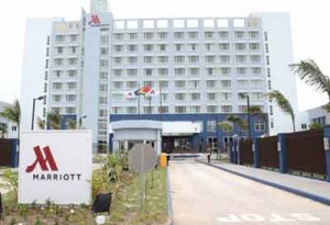 The Marriott hotel