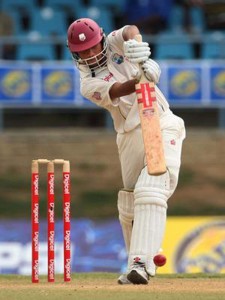 Ramnaresh Sarwan off-drives