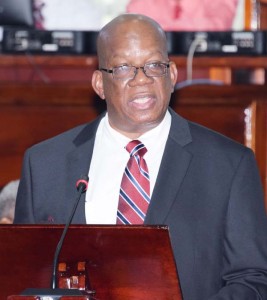 Finance Minister Winston Jordan
