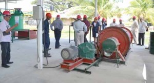 Stakeholders get an opportunity to view the Mercury –Free Gold Mining Technology 