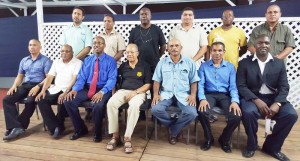 The new executive of the GNRA take a photo following the AGM. Missing from the photo are Brigadier Mark Phillips and ACP Paul Slowe. 