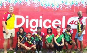 Guyana’s team at St. Vincent Junior Open 2016.