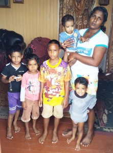 Laxmini Singh and her five children.