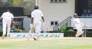 Vishaul Singh became the first batsman to reach 600 runs but was peppered yesterday with a barrage of bouncers.