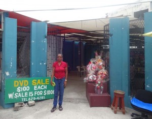 Rosemary Rozario at the Robb and King Streets location where the building once stood.