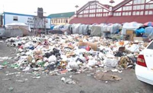 Garbage piles like this one were a common sight in Georgetown just a few months ago