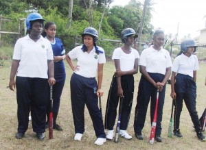 Some of the girls involved in a previous programme wait their turn during a session.