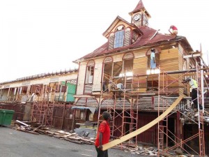 Rehabilitation commences at Kitty Market.