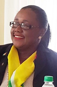 Minister within the Ministry of Natural Resources, Simona Broomes  