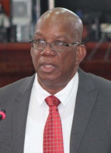 Finance Minister Winston Jordan