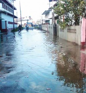 An example of flooding that has been synonymous with any level of rainfall in Georgetown