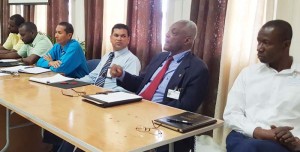 GRA and GNBS officials during the meeting