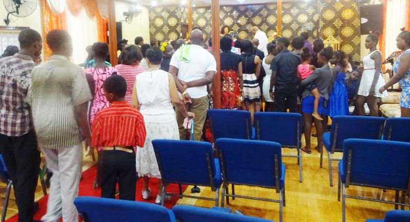A section of the gathering at Special Miracles Ministries Royalty Centre at Good Friday.