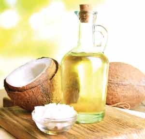 Olive oil and coconut oil 