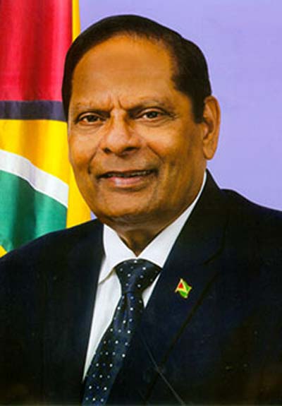Prime Minister Moses Nagamootoo