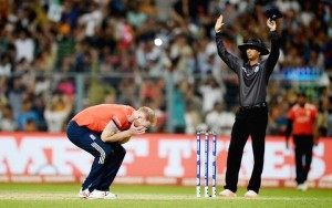Ben Stokes had 18 runs to defend, but was hit for four sixes, England v West Indies, World T20, final, Kolkata, April 3, 2016. (Getty Images)