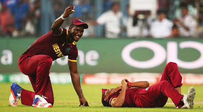 Samuel Badree had injured himself during the World T20 final on April 3 © IDI/Getty Images