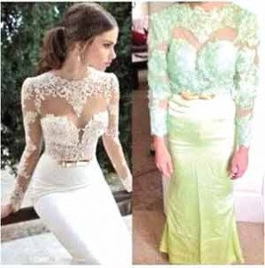 The customer ordered the dress on the left but received the one on the right. 