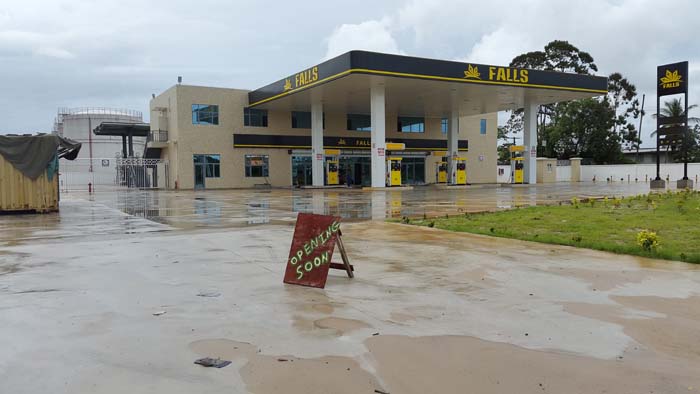 The East Bank Demerara gas station..