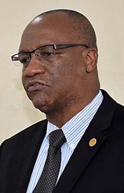 Embattled Minister Joseph Harmon 