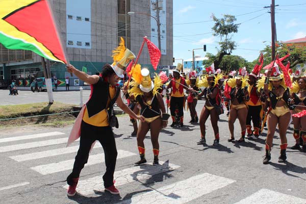 A section of the Digicel ensemble doing their thing.