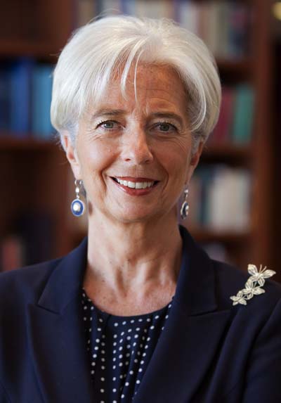 Managing Director of the IMF, Christine Lagarde 