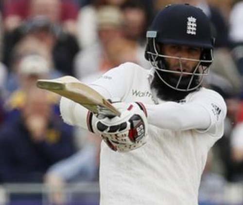Moeen Ali hit 17 fours and two sixes.
