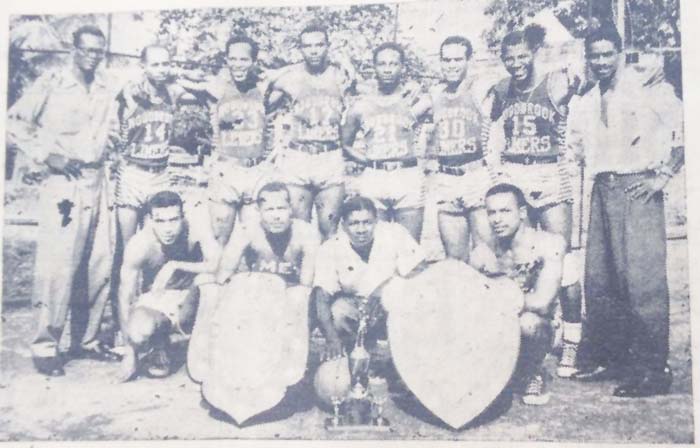 The Trinidad and Tobago Woodbrook Limers Basketball Club that made that historic first tour to British Guiana.