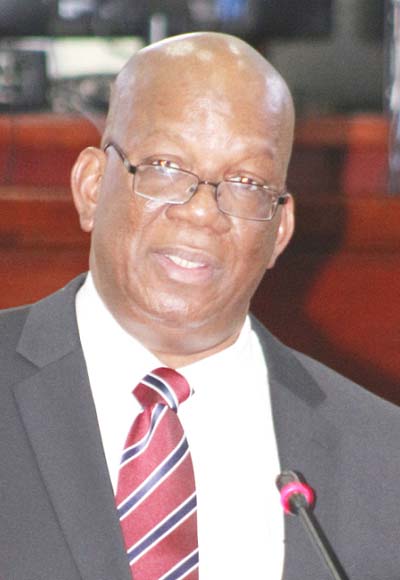 Minister of Finance, Winston Jordan