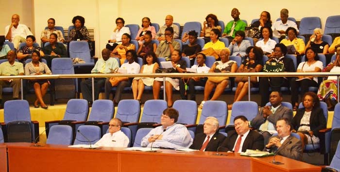 A section of the audience at the Symposia.