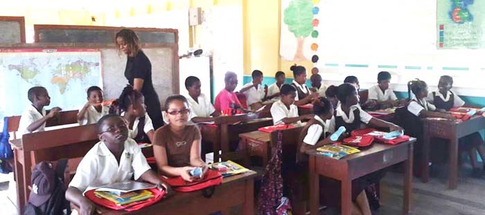 The foundation provided lessons for students of Wakenaam who wrote this year’s National Grade Six Assessment examinations.