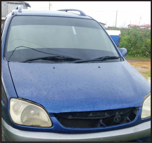 The motor vehicle was found by the owner and police at a location in Zeelugt.