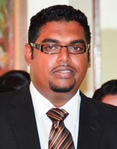 PAC Chairman, Irfaan Ali 