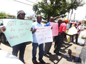 The workers are calling for GTT to “do more” for its employees.