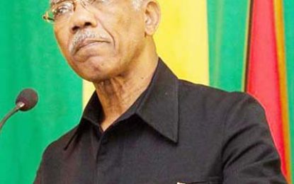 President Granger  says….I intend to stamp corruption out of Govt.