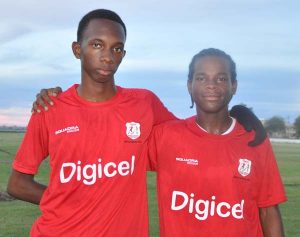 Isaiah McPherson (right) and Darien Dickson - St. John’s College.