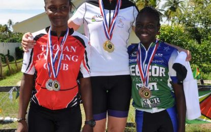 GCF National C/ships 2016…Claire Fraser-Green is TT & Road Race Queen; Cornelius, Khan, Niles and Newton are Road Race Kings
