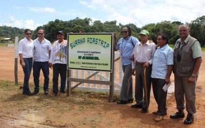 Airstrip commissioned at Surama