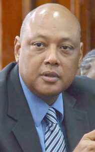 Minister of Natural Resources and the Environment, Raphael Trotman.