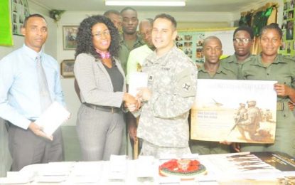 US Embassy presents suicide prevention literature to GDF