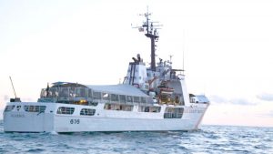 The Coast Guard Cutter Diligence returned to Wilmington last week following a 53-day patrol. (Source: US Coast Guard)