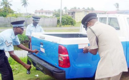 Berbice cops get new  vehicles for crime fight