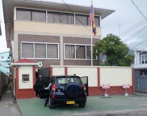 The Venezuelan Embassy has denied that its army was involved in a shooting incident with GGMC officers last month.