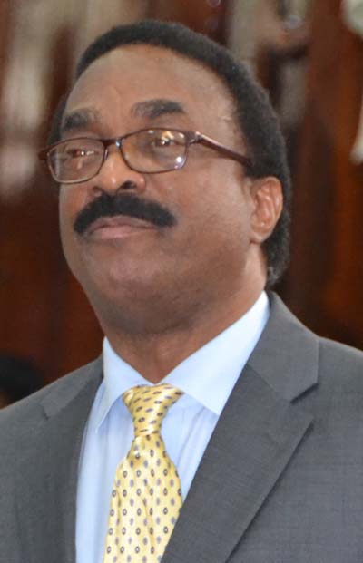 Minister of Legal Affairs Basil Williams