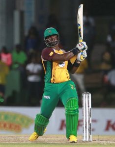 Dwayne Smith was brutal as he reached a half century as he earned the man-of-the-match award.  ©CPL/Sportsfile