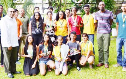 Badminton players rewarded for GOA tourney